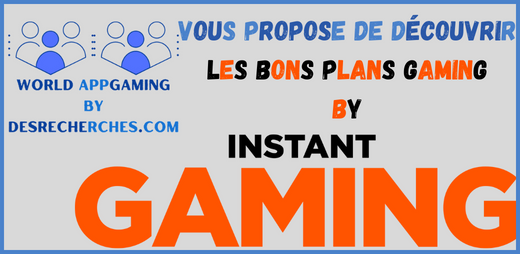 Bannière - World AppGaming - Vous propose de découvrir les Bons Plans By