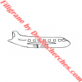 Coloriage Avion - 062023-3 - filigrane