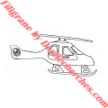 Coloriage d'hélicoptère - 062023-1 - filigrane