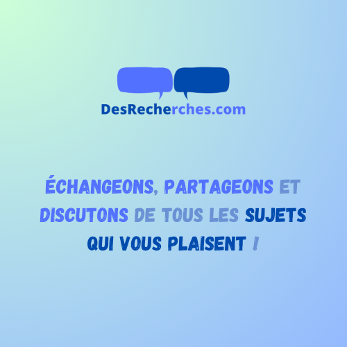 Echangeont partageons et discutons de tous les sujets qui vous plaise 