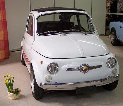 Fiat 500 Abarth white v tce