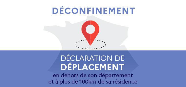 Gouv.fr: Déconfinement déclaration de déplacement.