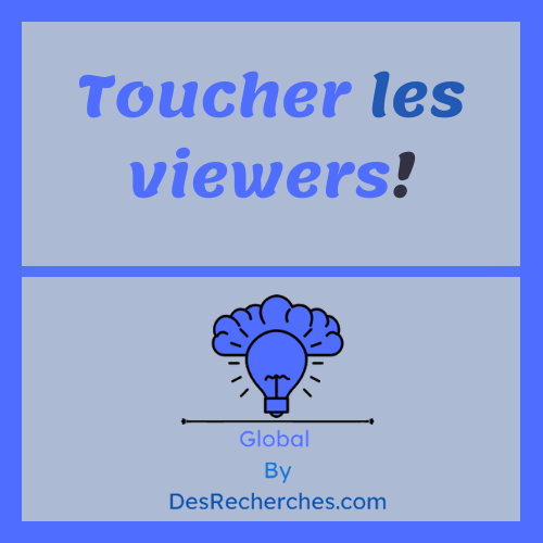 Illustration toucher les viewers desrecherches com