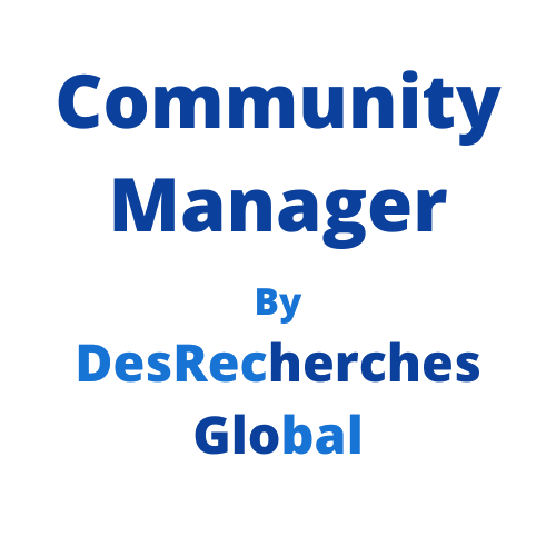 Logo - Community Manager - DesRecherchesGlobal V2 - transprarence